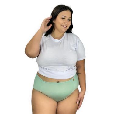 Imagem de Kit 2 Calcinha Plus Size Calçola Atacado Cós Alto Pala Sortido - Ephig
