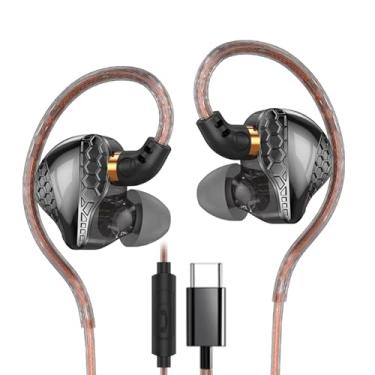 Imagem de Fones de ouvido USB C para iPhone 16 15 Pro Max Plus, fones de ouvido tipo C H89 com microfone, graves profundos, fones de ouvido com fio USBC para Google Pixel Galaxy S24 S23 S22 S21 S20 A53