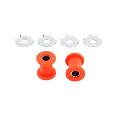 Imagem de Mqetly Kit de bucha para elevação do guidão, Premium, fácil de instalar, alto desempenho, peças de reposição, borracha, profissional, acessórios, Laranja Prata