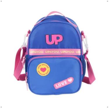 Imagem de Lancheira Mochila Termica infantil Escolar Costas Up4you, Azul