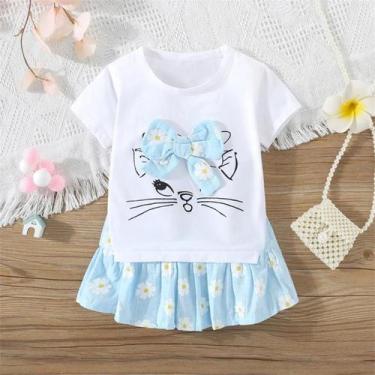 Imagem de Vestido De Festa De Aniversário Para Gatinha Com Laço, Estilo Princesa