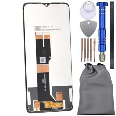 Imagem de Tela de reposição IPS LCD para Nokia 2.4 preta para montagem de tela tamanho 6,5