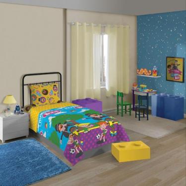 Imagem de Jogo De Lençol Solteiro Infantil Menino Menina Personagem - Lepper