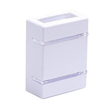 Imagem de Arandela Pp Externa Slim 2 Aletas/2 Fachos Branco - SYKA LIGHT