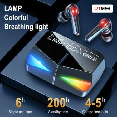 Imagem de Fones de ouvido esportivos Bluetooth UTIEER Fashionable com microfone 
