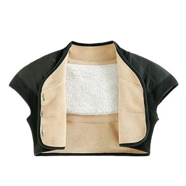 Imagem de Beisto Xale para cadeira de rodas, leve, de pelúcia, aquecedor de ombro, protetor de xaile para pacientes idosos