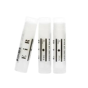 Imagem de EiR NYC Pacote com 3 bálsamos labiais refrescantes | Cuidados labiais naturais com cera de abelha, manteiga de karité e óleo de coco – Batom hidratante vegano para lábios macios e lisos | Hidrata e