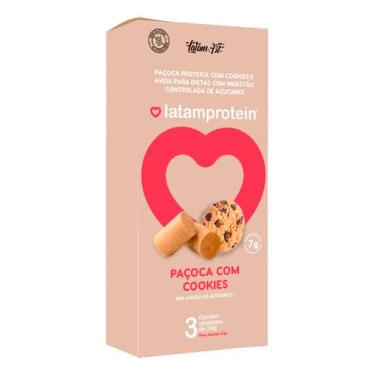 Imagem de Paçoca Rolha Com Cookies E Whey Proteina Latam Fit