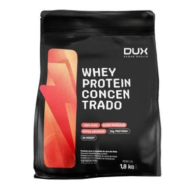 Imagem de Whey Protein Concentrado Refil 1800g Sabor Butter Cookies Dux Human He
