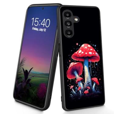 Imagem de Bxgolkgd Projetada para Galaxy A17 5G, capa protetora antiderrapante de silicone TPU macio e fino à prova de choque para Samsung Galaxy A17 5G 2025 de 6,7 polegadas - Cogumelo fofo