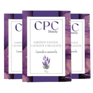 Imagem de Sabonetes Artesanais Naturais CPC Beauty (3 unidades, Calmante de lavanda e camomila)