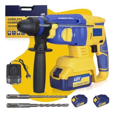 Imagem de Martelete Rompedor Perfurador 5000bpm 48v 2 Baterias 4000 mAh