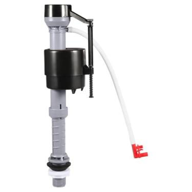 Imagem de Baoblaze Válvula de enchimento de vaso sanitário Válvula de descarga Entrada Acessório prático e silencioso Substituição portátil Fácil de instalar Reparo, Clipe Vermelho
