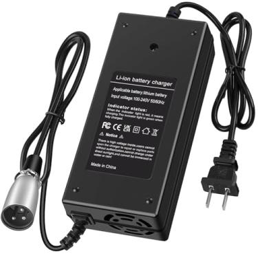 Imagem de YAREMYEYE (7 Plugues) Carregador De Scooter Elétrico 58,8 V 3 A Para Bateria De Lítio 51,8 V 50 V 52 V 14S Compatível Com Apollo 52 V Phantom, Nanrobot D6, Explore, Ghost, Pro/Yume Y10/ Vsett Com 3