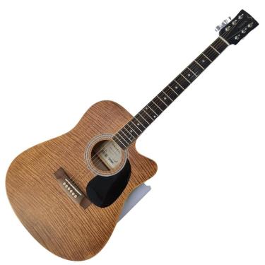 Imagem de Violão Aço Elétrico Folk Flamed Vogga Vck370 Mf