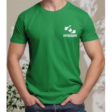 Imagem de Camiseta Camisa Feminina Masculina Algodão Uniforme Profissional Traba