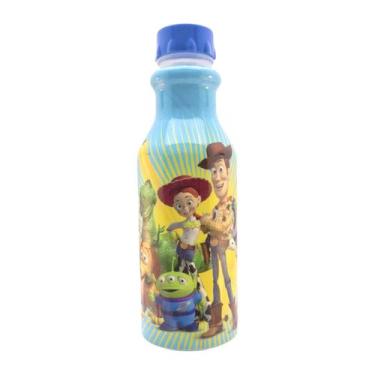 Imagem de Garrafa de Água Infantil 500ML Garrafinha Escolar Plasútil, Toy story
