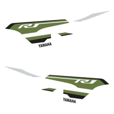 Imagem de Adesivo Protetor Tank Pad Yamaha YZF R1 2015 Lateral - Cromo Sign