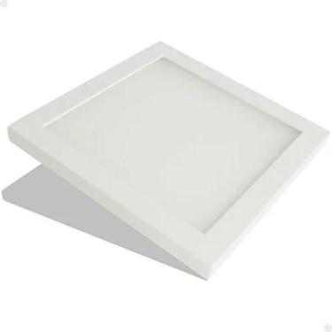 Imagem de Plafon Painel Led Quadrado Sobrepor 23X23Cm 18W 6500K - Lorben