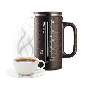 Imagem de Cafeteira Prensa Francesa Leite Cremoso 1 Litro Biscuitt Intensità Aço Inox Barista Collection
