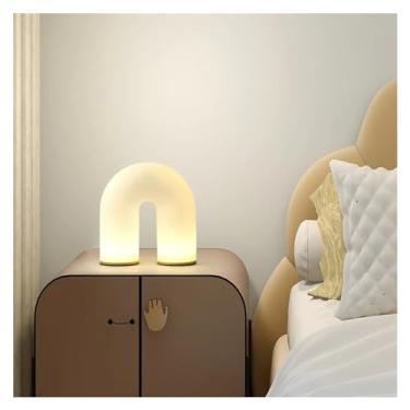 Imagem de ELFINFI Luz pendente LED - Luz pendente de acrílico em forma de U para sala de estar, restaurante, cozinha, metal dourado, iluminação pendente de teto