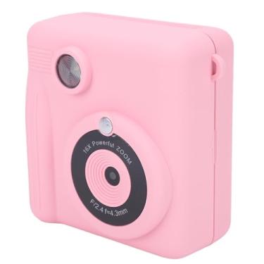 Imagem de Alomejor Câmera de Impressão Instantânea Infantil, Lente Dupla de 1080p HD Com Papel Impresso e Adesivos para Crianças de Aprendizado Infantil e Jogos Ao Ar Livre