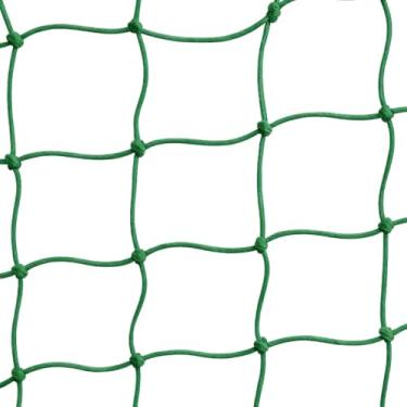 Imagem de Rede De Vôlei 5m X 1m Fio De Nylon Com Proteção Uv Sem Faixa Ideal Para Praia E Quadra Rede De Vôlei De Praia(VERDE)