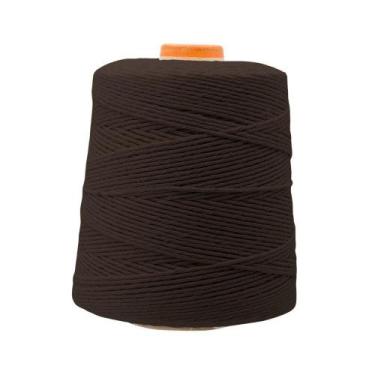 Imagem de Barbante Pluma 600g Colorido Fio 6 / Fio 8, Marrom Café Fio 8 Cor 24