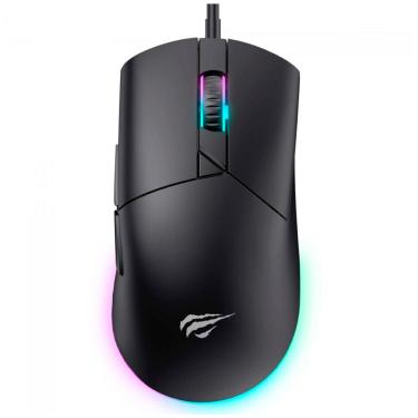 Imagem de Mouse Gamer Havit MS1038 - 8000dpi - Iluminação RGB - Conexão USB - HVMS-MS1038-BK