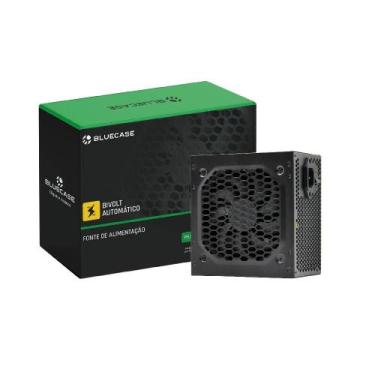 Imagem de Fonte de Alimentação BlueCase ATX PS2 600W PFC Ativo Com Cabo BLU600AT