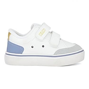 Imagem de Tenis Klin Infantil Masculino Menino Freestyle Baby Conforto, Branco, 