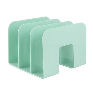 Imagem de Organizador para Escritório e Casa - Porta Livros e Suporte para Livros, Revistas e Documentos, Acabe com a Bagunça na Estante(VERDE PASTEL)