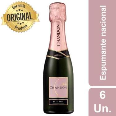 Imagem de Kit 6 ESPUMANTE BABY CHANDON BRUT ROSE 187ML