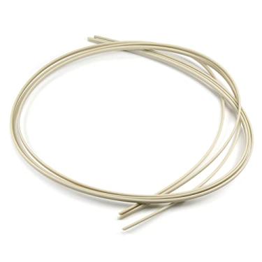 Imagem de 3 hastes de solda de plástico, 0,1" (2,5 mm) de diâmetro x 3,28 pés (1 m) varas redondas PPR de comprimento, para reparo diário de plástico de para-choques de carro, cinza claro