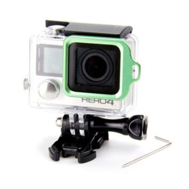 Imagem de Proteção Anel Metálico para Câmeras Gopro Hero 3+, 4 Verde