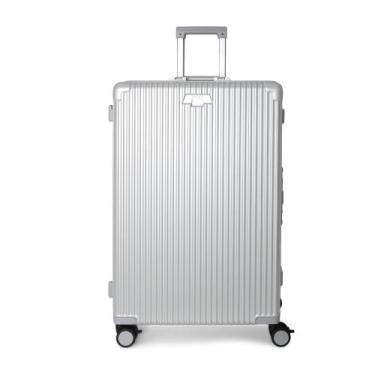Imagem de Mala de Viagem Grande 32 kg em Policarbonato Suécia Maloa Prata