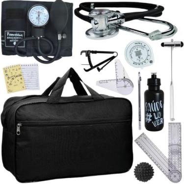 Imagem de Kit Fisioterapia Fita Imc Goniometro Grande Pequeno Fisio - Love Saude
