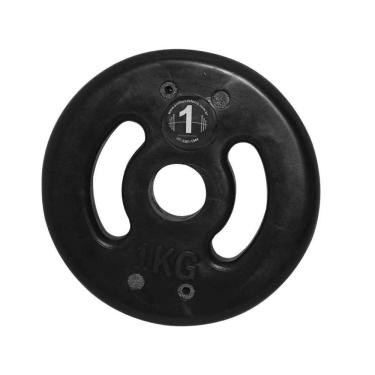 Imagem de Anilha de Ferro Fundido Injetada Alça Lateral 1,0Kg