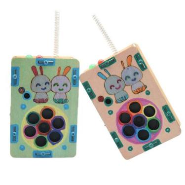 Imagem de Kit de walkie-talkie de madeira DIY Science Experiments para crianças 