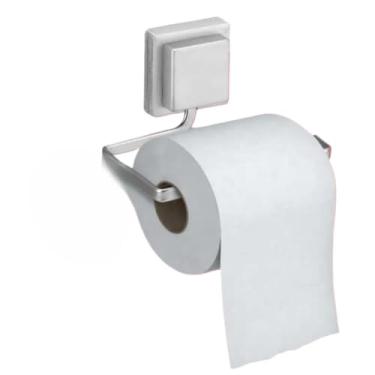 Imagem de Suporte Fixo Para Rolo De Papel HigiêNico Sem Furos, Adequado Para Banheiros E Lavabos(Escovado)