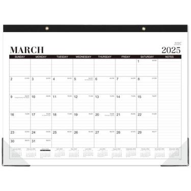 Imagem de Calendário de mesa Artfan 2025-2026 18 meses, grande 22x17cm