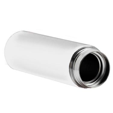 Imagem de Garrafa Térmica Inteligente De Inox 500ml Tampa C-sensor De Temperatura Led água Café Chá Branco