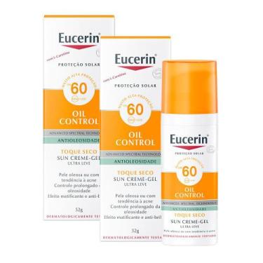 Imagem de Kit 2 Eucerin Sun Oil Control FPS 60 Protetor Solar Facial 50ml