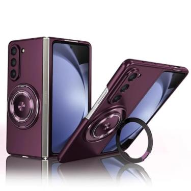 Imagem de Capa Protetora Com Anel Magnético 360 Para Samsung Galaxy Z Fold6 (Violeta)