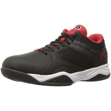 Imagem de Fila Tênis de basquete masculino, Preto/vermelho/branco, 9