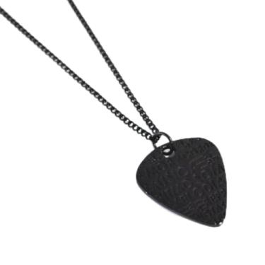 Imagem de Colar Corrente Palheta Preto