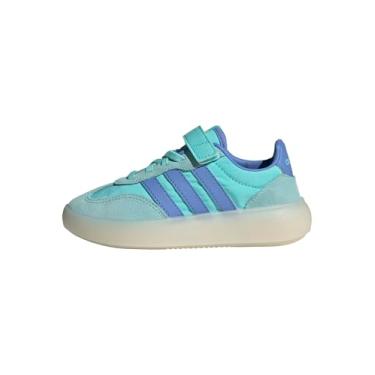 Imagem de adidas Tênis infantil unissex Barreda Decode, Flash Aqua/Blue Fusion/Off White, 21