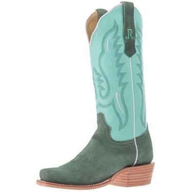 Imagem de R Watson RWL8419-1 Couro bovino verde-azulado, Azul-petróleo, 35