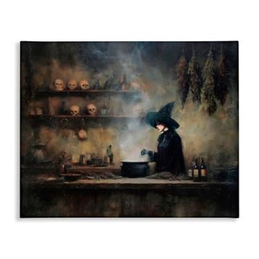Imagem de Stupell Industries Arte de parede em tela Witch's Cauldron Brew, design por Arlington Prints, 16 x 20