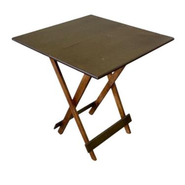 Imagem de Mesa Dobrável Com Tampo Em Mdf Imbuia